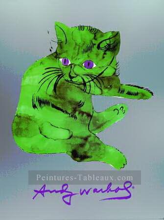 Un chat nommé Sam Andy Warhol Peintures à l'huile